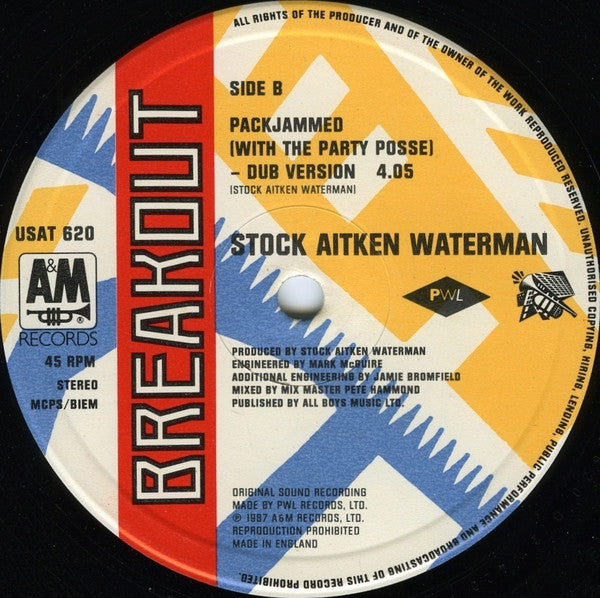 Stock, Aitken & Waterman : Packjammed (With The Party Posse) (12")
