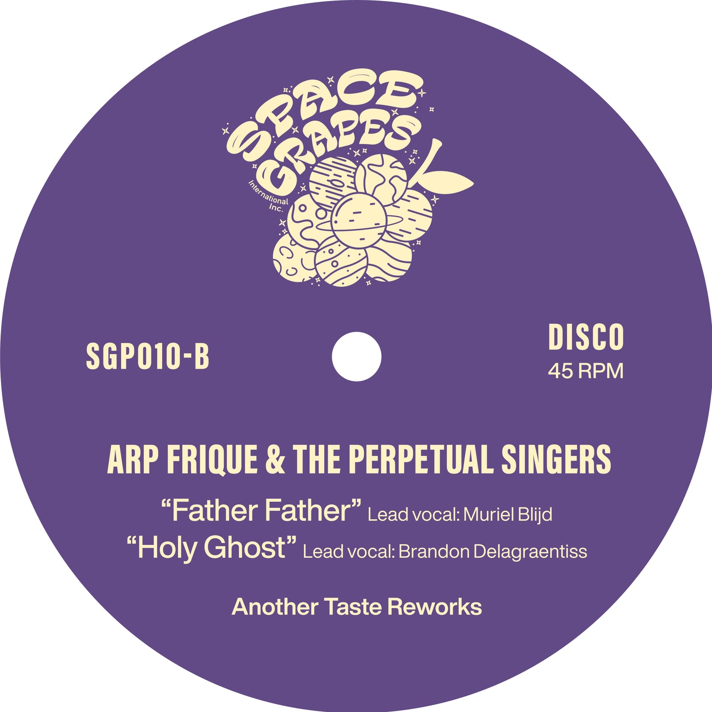 Arp Frique & The Perpetual Singers - Another Taste Reworks - 12" Vinyl, Side B