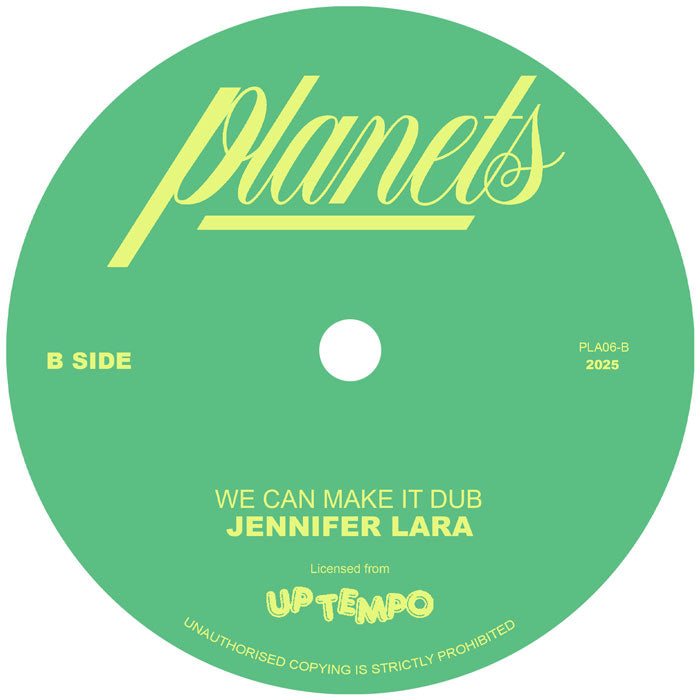 Jennifer Lara - We Can Make It Work / We Can Make It Dub - 7 Inch Vinyl, Side B