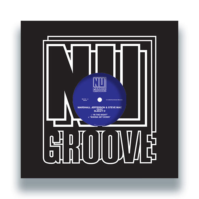 Marshall Jefferson & Steve Mac present Sleezy D / Juliet Mendoza - In The Night / Wanna Get Down / JuJu Love / In The Dark - 12" Vinyl, Front Cover