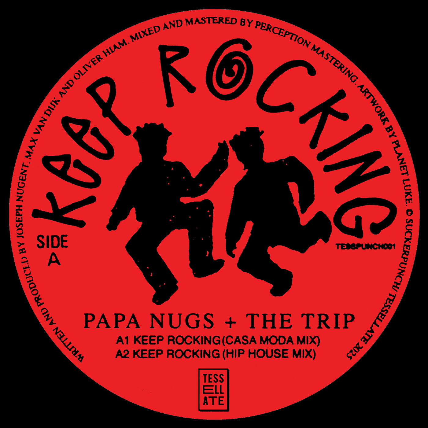 Papa Nugs & The Trip - Keep Rocking - 12" Vinyl, Side A