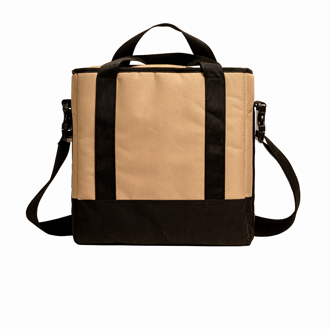 Selektor Messenger Bag, Khaki and Black, Back Side