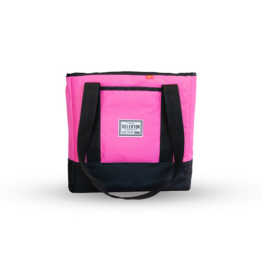 Selektor x THET Classic Bag - Pink & Black, Front Side