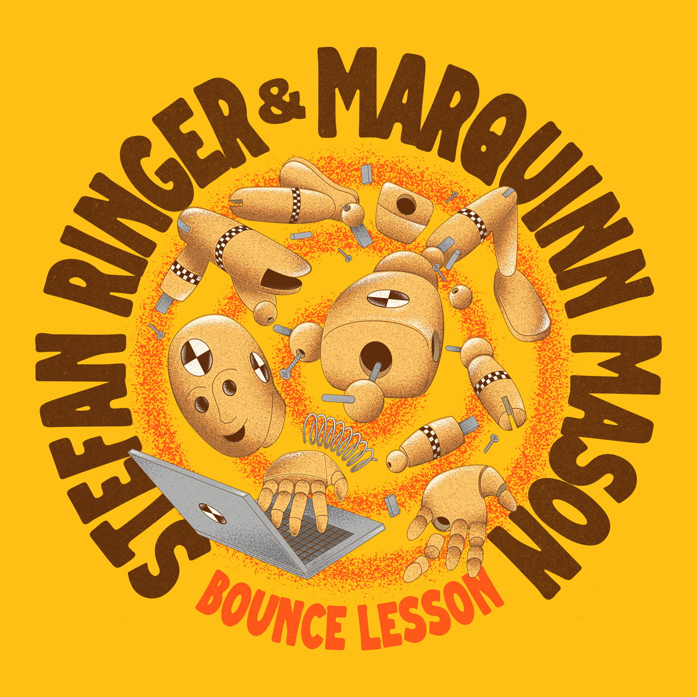 Stefan Ringer & Marquinn Mason - Bounce Lesson - 12" Vinyl, Front Cover