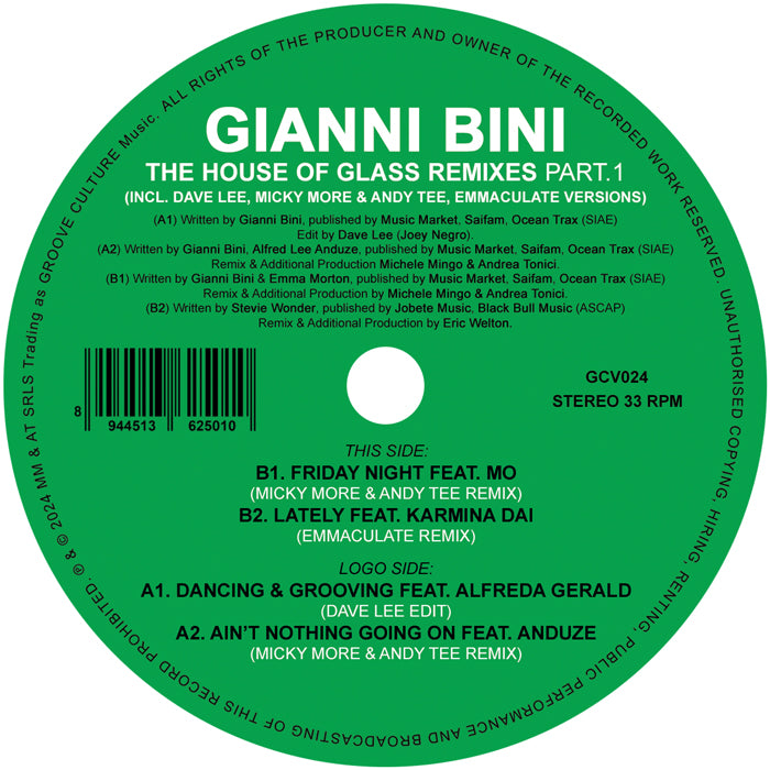 Various Artists - The House Of Glass Remixes Part.1