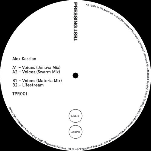 Alex Kassian - Voices - TEST PRESSING RECORDINGS