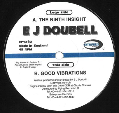 EJ Doubell : The Ninth Insight / Good Vibrations (12")