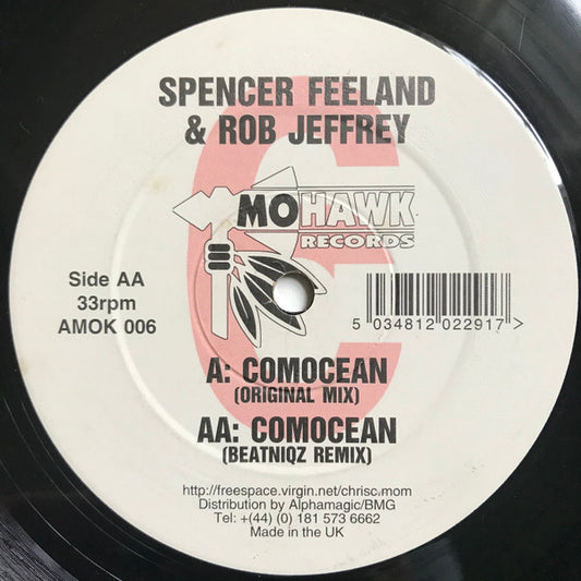 Spencer Freeland & Rob Jeffrey : Comocean (12")