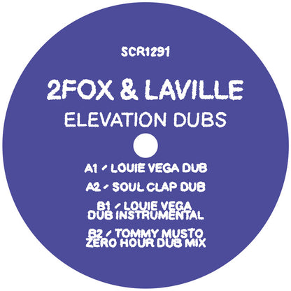 2fox & Laville - Elevation (Dubs) [12" Vinyl, Label Branded Sleeve, Soul Clap Records, Side A]