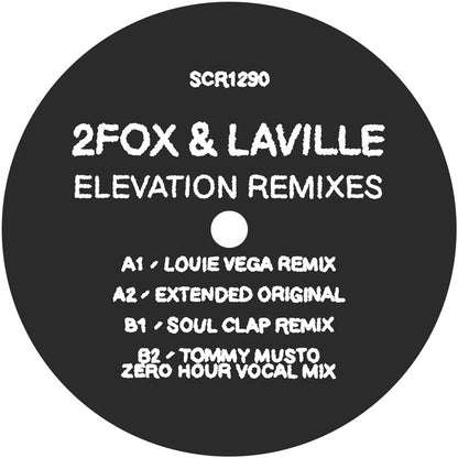 2fox & Laville - Elevation (Louie Vega, Soul Clap & Tommy Musto Remixes) [12" Vinyl EP, Black, Side A]