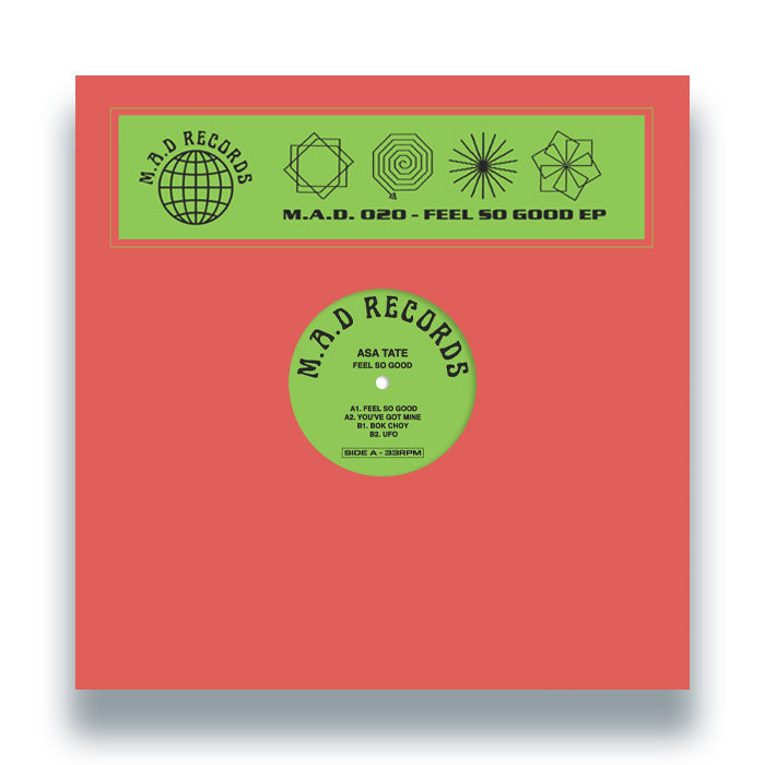 ASA TATE - Feel So Good EP [12 Inch Vinyl, M.A.D Records, Make A Dance, Front Cover]