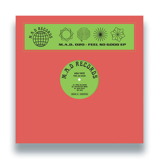 ASA TATE - Feel So Good EP [12 Inch Vinyl, M.A.D Records, Make A Dance, Front Cover]