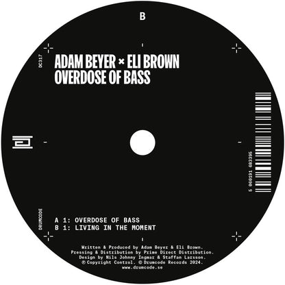 Adam Beyer & Eli Brown - Overdose of Bass - 12" Vinyl, Side B