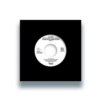 Al Kent with The Disco Love Orchestra - Come Back Home (Again) [7 Inch Vinyl, Big Love Records, Front Cover]