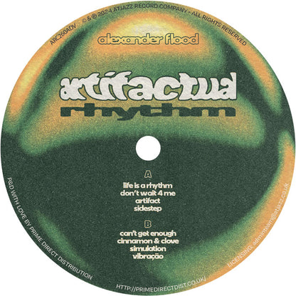 Alexander Flood - Artifactual Rhythm - 12" Green Vinyl, Side A