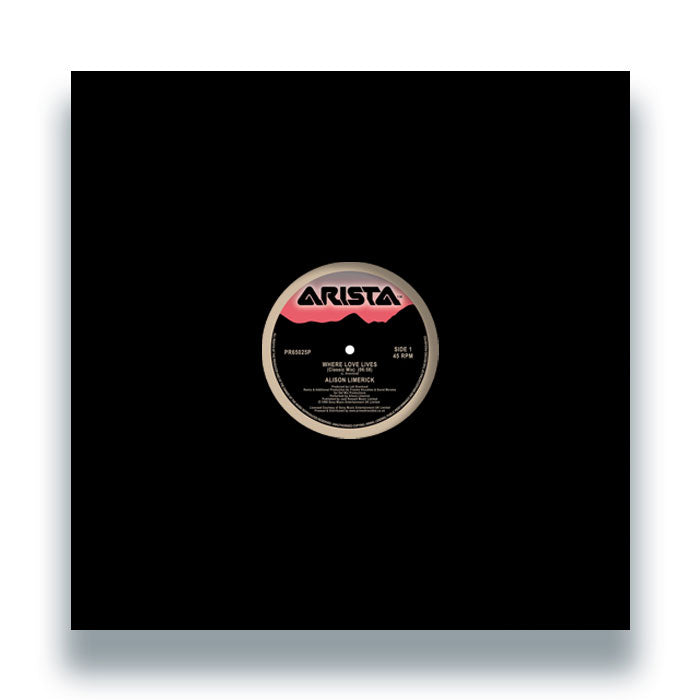 Alison Limerick - Where Love Lives [12 Inch Vinyl, Arista, Remastered Edition, Front Cover]