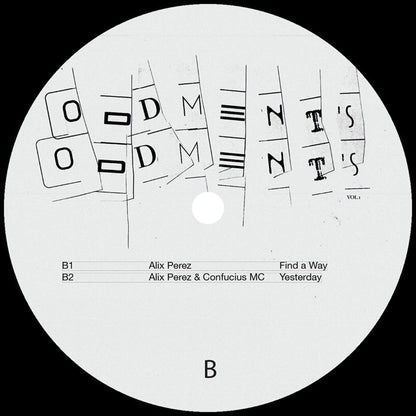 Alix Perez - Oddments Vol.1  [12" Vinyl, Picture Sleeve, 1985 Music, Side B]