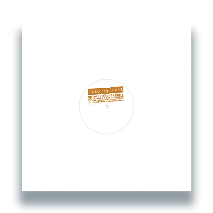 Andrés - Andrés Edits [12 Inch Vinyl, Razor-N-Tape Records, Front Cover]