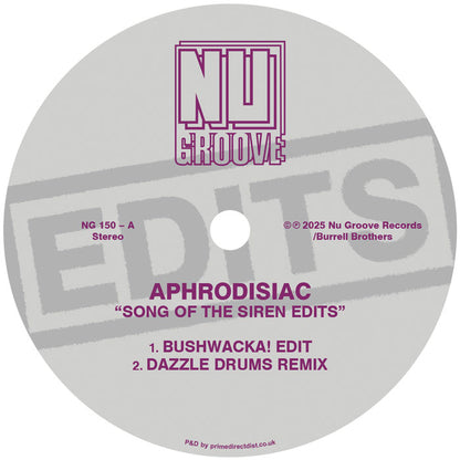 Aphrodisiac - Song Of The Siren (Edits) - 12" Vinyl, Side A