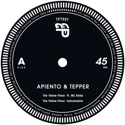 Apiento & Tepper - The Yellow Place / Le Tour [12 Inch Vinyl, Test Pressing Tracks, Side A]