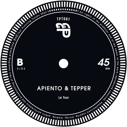 Apiento & Tepper - The Yellow Place / Le Tour [12 Inch Vinyl, Test Pressing Tracks, Side B]