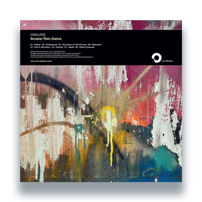 Arcane - Rain Dance [2x12 Inch Vinyl, Double LP, Over/Shadow, Back Cover]