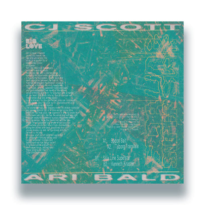 Ari Bald & CJ Scott - Silja Line Superstar [12 Inch Vinyl, Big Love Records, Back Cover]