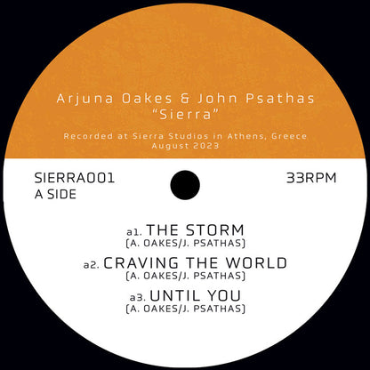 Arjuna Oakes & John Psathas - Sierra [12 Inch Vinyl EP, Side A]