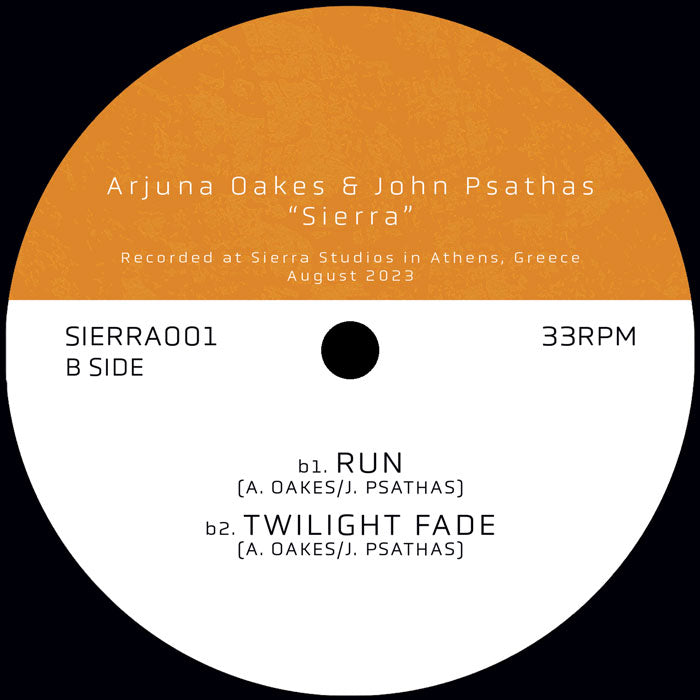 Arjuna Oakes & John Psathas - Sierra [12 Inch Vinyl EP, Side B]