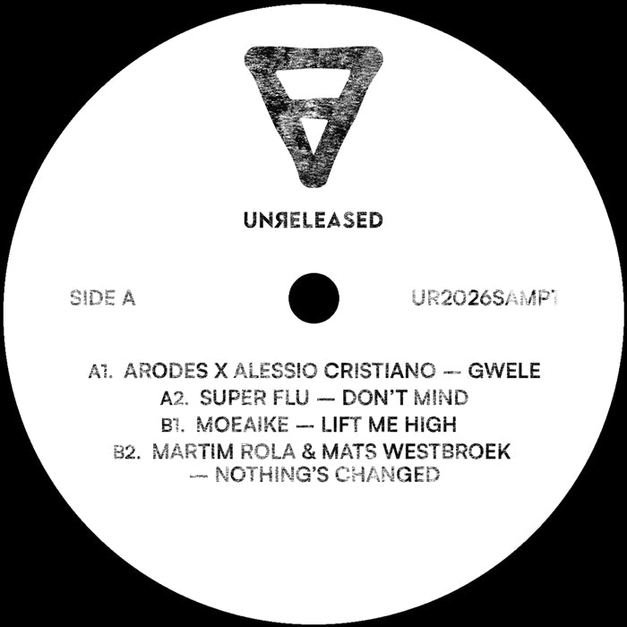 Arodes & Alessio Cristiano / Super Flu / Moeaike - Unreleased Records Vinyl Sampler [12 Inch Vinyl, Side A]
