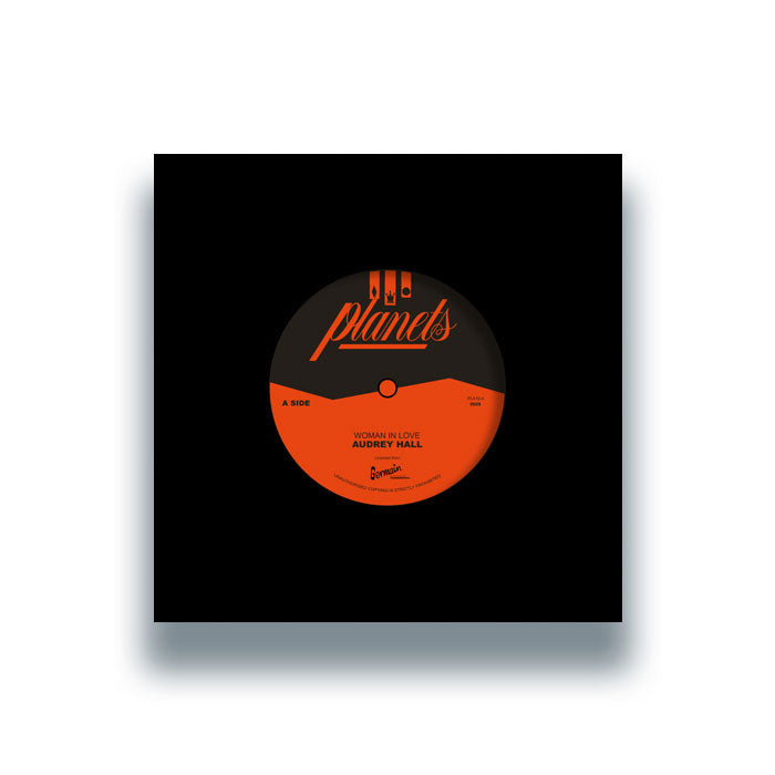 Audrey Hall - Woman In Love [7 Inch Vinyl, Planets Records, Front Cover]