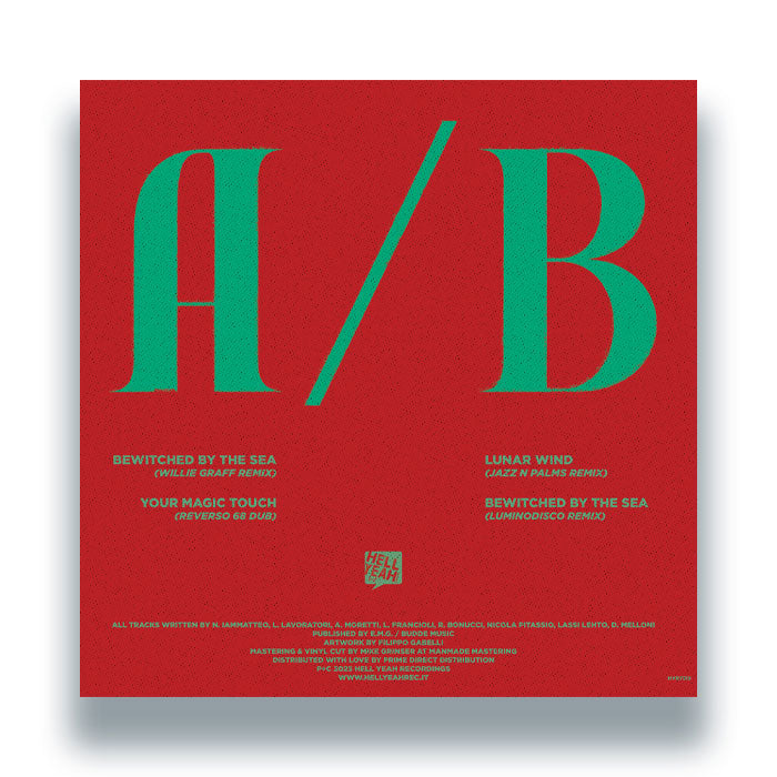 Aura Safari & Jimi Tenor - Sensory ReBlending [12 Inch Vinyl, Hell Yeah Recordings, Back Cover]