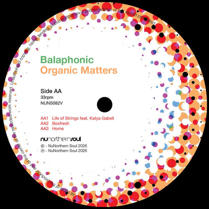 Balaphonic - Organic Matters [12 Inch Vinyl EP, NuNorthern Soul Records, Side AA]