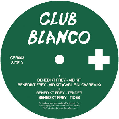 Benedikt Frey - Aid Kit [12 Inch Vinyl, Club Blanco, Side A]