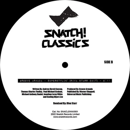 Bob Sinclar / Groove Armada - I Feel For You (Star B Remix) / Superstylin' (Riva Starr Edit) [12 Inch Vinyl, Snatch Raw, Side B]