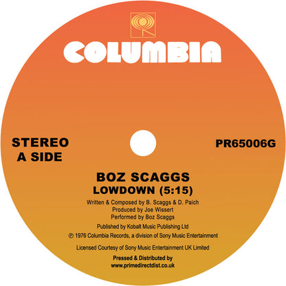 Boz Scaggs - Lowdown / JoJo / What Can I Say - 12" Green Vinyl, Side A