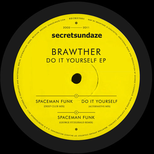Brawther - Do It Yourself EP [12 Inch Vinyl, Secretsundaze, Side A]