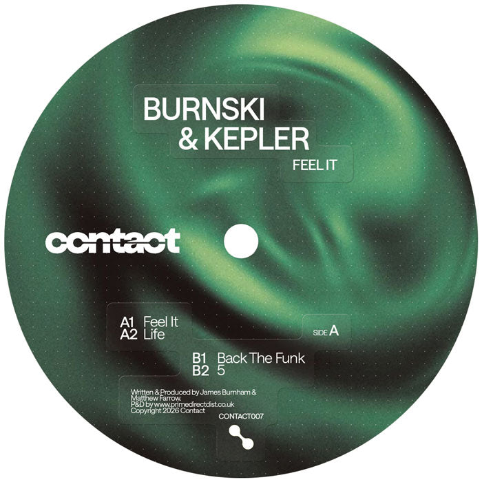 Burnski & Kepler - Feel It EP [12 Inch Vinyl, Contact Records, Side A]