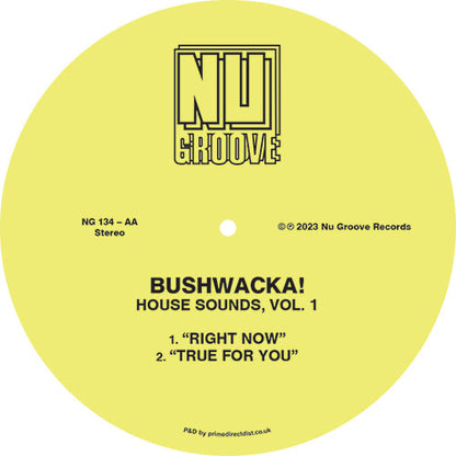 Bushwacka! - House Sounds, Vol. 1 [12 Inch Vinyl , Nu Groove Records, Side AA]