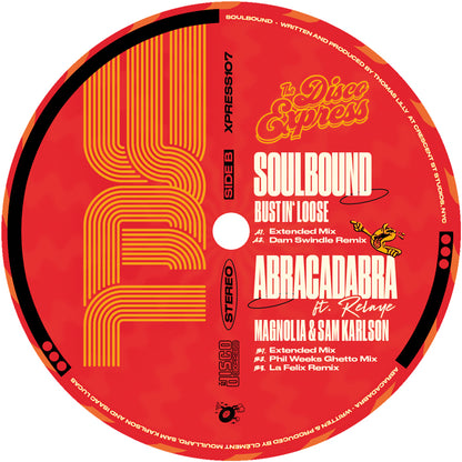 Bustin' Loose / Magnolia & Sam Karlson - Soulbound / Abracadabra (Original Mixes + Dam Swindle, Phil Weeks & La Felix Remixes) [12 Inch Vinyl, The Disco Express, Side B]