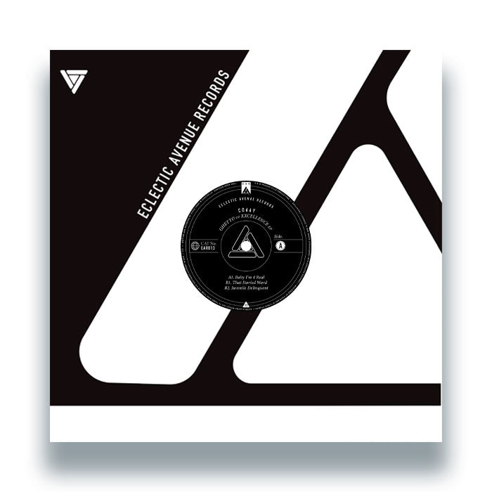 CO66Y aka Steve Cobby - Ghetto of Excellence EP [12 Inch Vinyl, Eclectic Avenue Recordings, Front Cover]