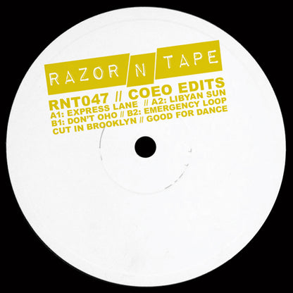 COEO - COEO Edits [12 Inch Vinyl, Razor-N-Tape Records, Side B]