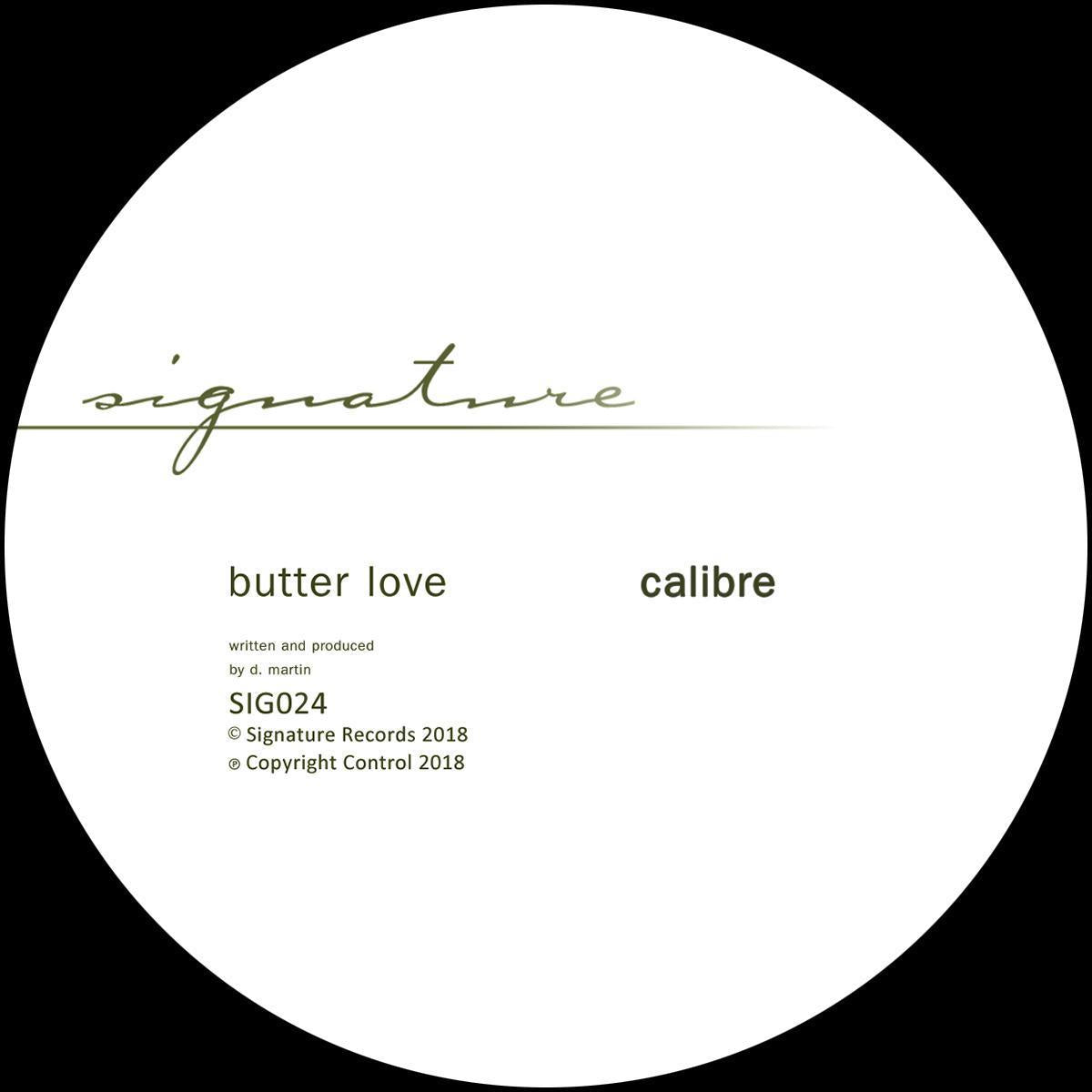 Calibre - Taciturn / Butter Love [12 Inch Vinyl, Signature Records, Side B]