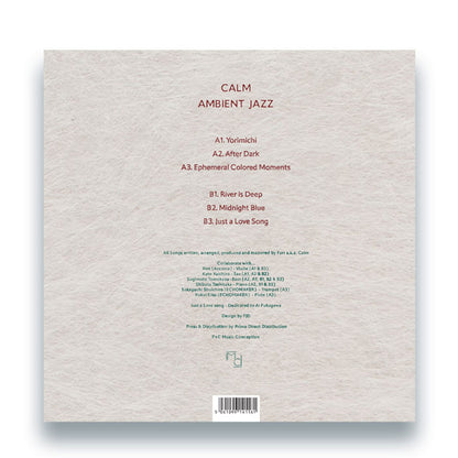 Calm - Ambient Jazz [12 Inch Vinyl LP, Music Conception, Back Cover]