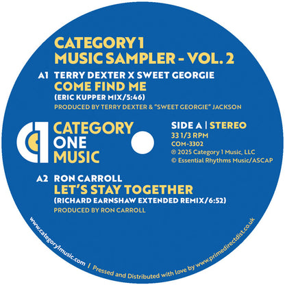 Category 1 Music Sampler - Vol. 2 [12" Vinyl, Side A]
