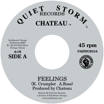 Chateau - Feelings [7 Inch Vinyl, Past Due Records, Picture Sleeve, Side A]