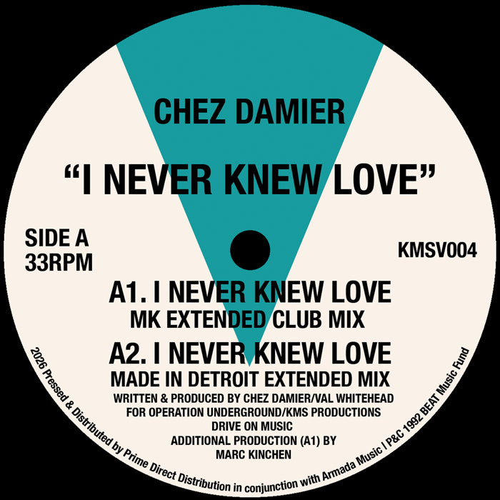 Chez Damier - I Never Knew Love [12 Inch Vinyl, Reissue, KMS Records, Side A]