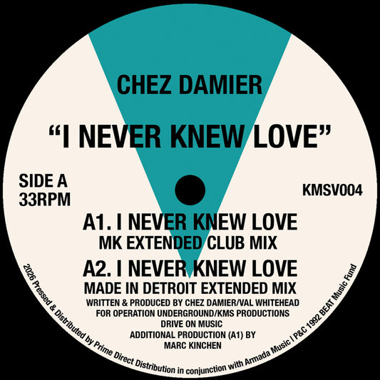 Chez Damier - I Never Knew Love [12 Inch Vinyl, Reissue, KMS Records, Side A]