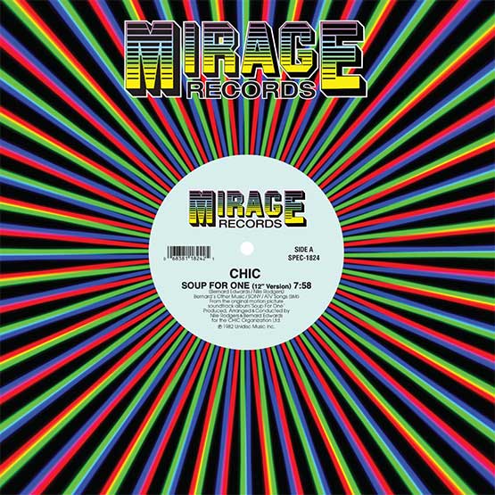 Chic - Soup For One [12 Inch Vinyl, Mirage Records, Front Cover]