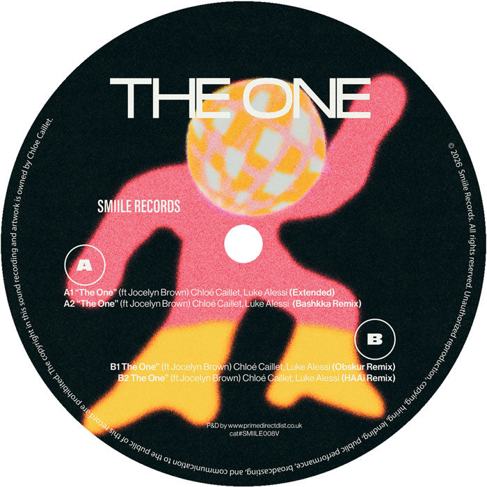 Chloé Caillet & Luke Alessi - The One ft. Jocelyn Brown [12 Inch Vinyl, Smile Records, Side A]